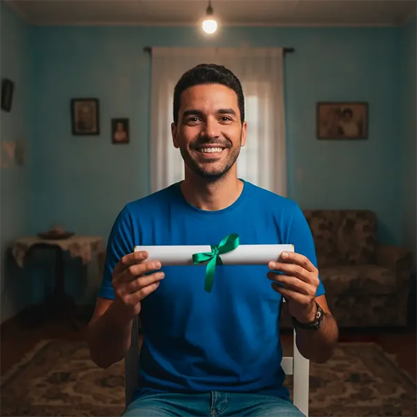 Aluno aprovado Encceja. Você pode ser o próximo.